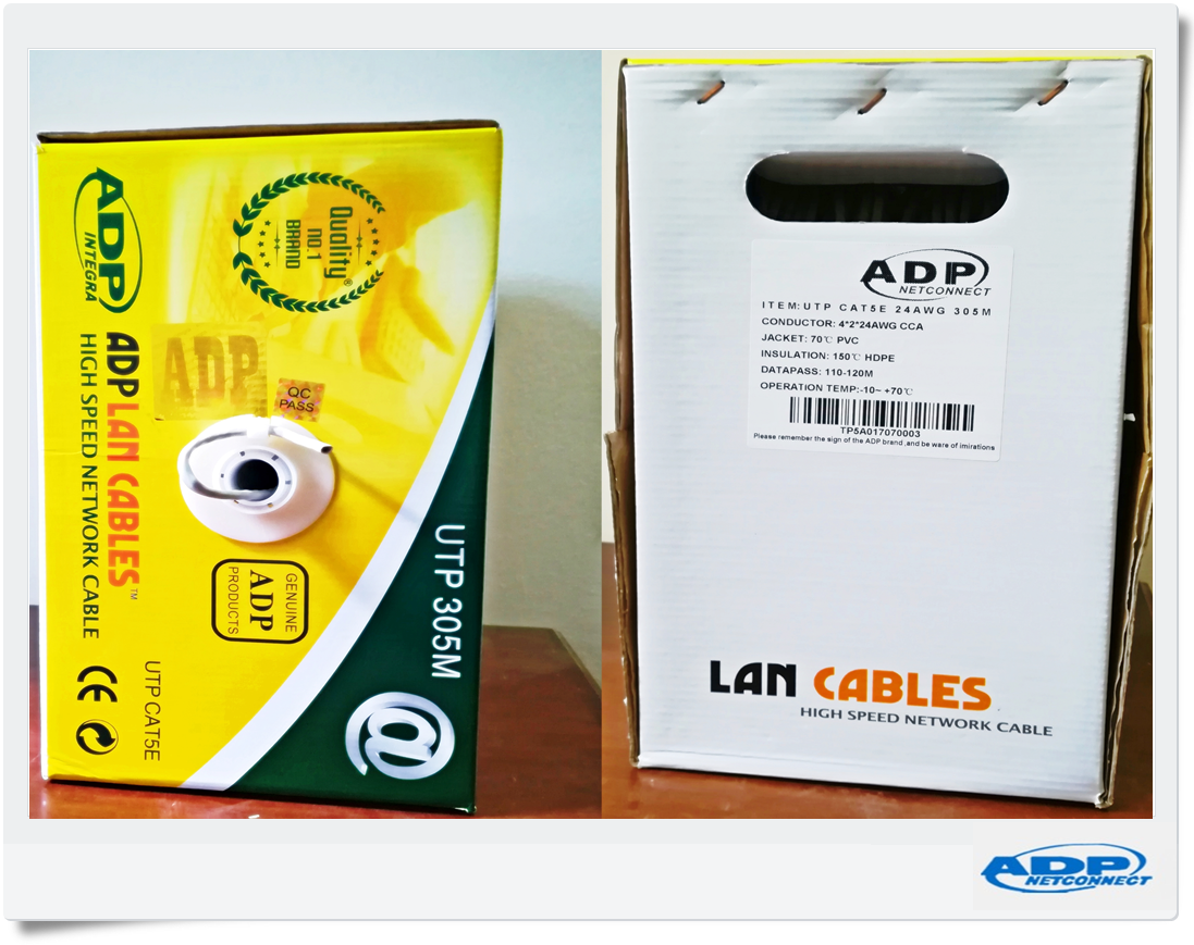 eHub CAT6 UTP Cable 305M Box