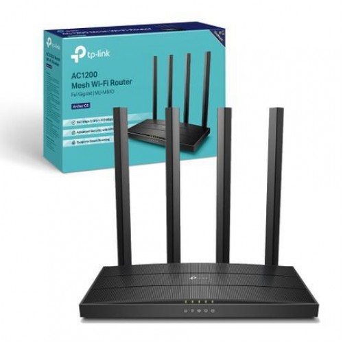 TP-Link Archer C6 AC1200 Dual Band MU-MIMO Gigabit Router